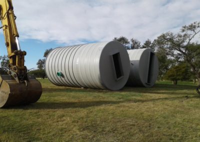 Big cylinders with rectangular hole.